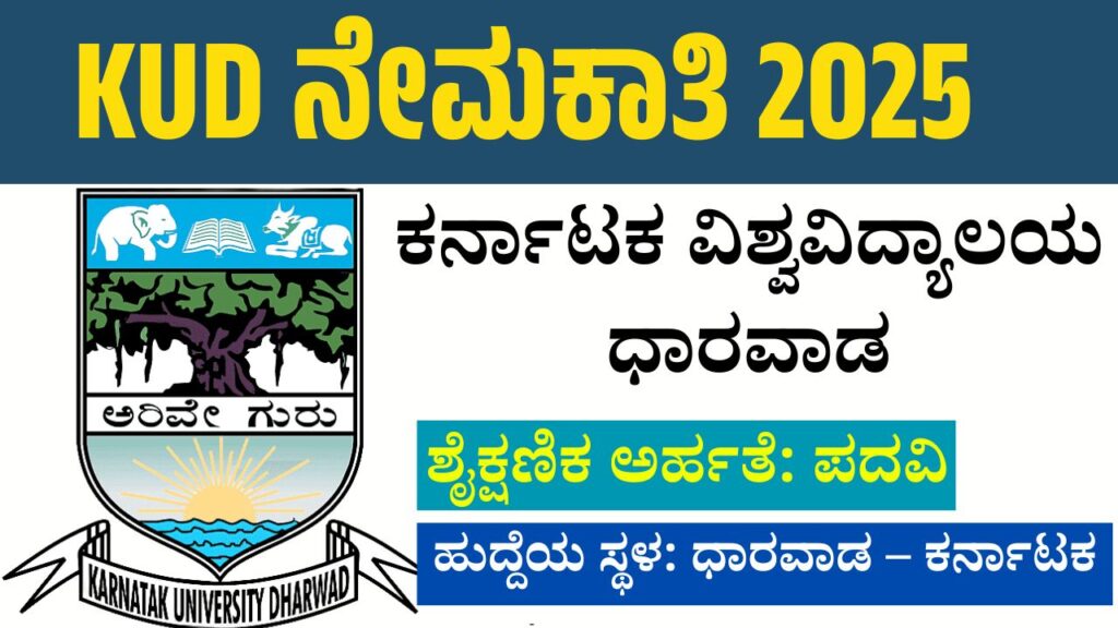 kud guest faculty recruitment 2025
