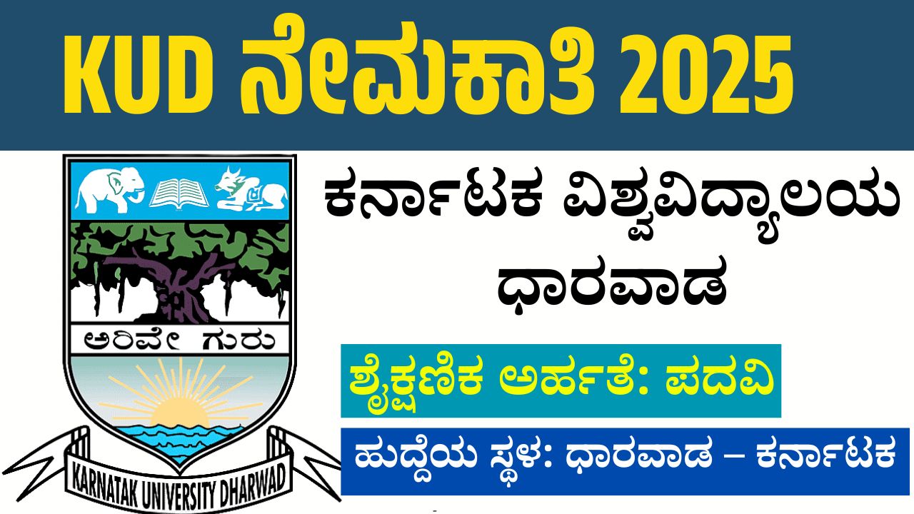 kud guest faculty recruitment 2025